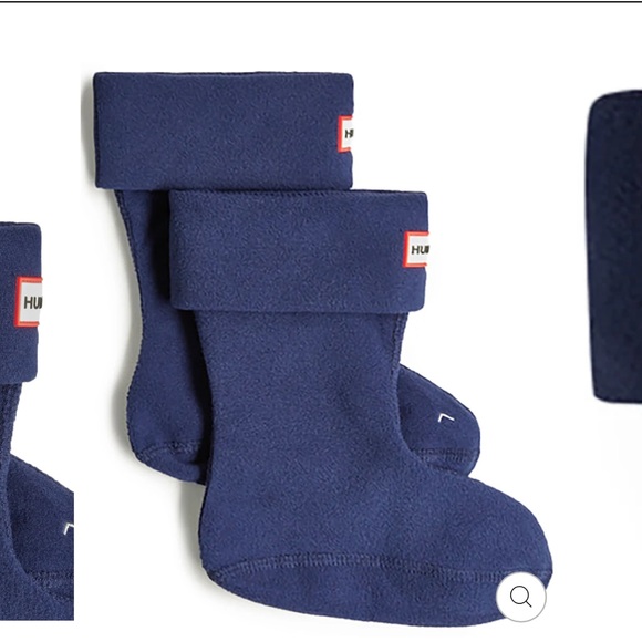 NEW! HUNTER BOOT SOCKS Navy For Original Short Boots Size MEDIUM - Picture 6 of 6